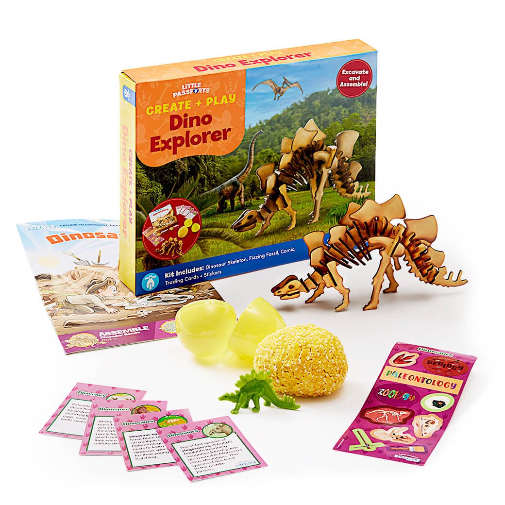 一二三トーイ　遺跡貝獣ヅガン　3種セット　ターゲットアース　ぶたのはな CREATE + PLAY: Dino Explorer - Little Passports