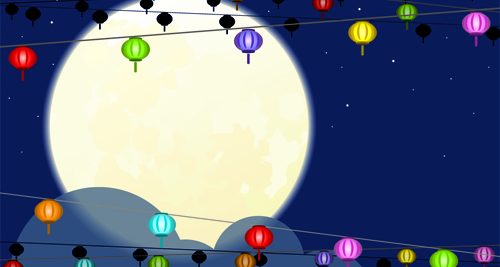 moon festival lanterns