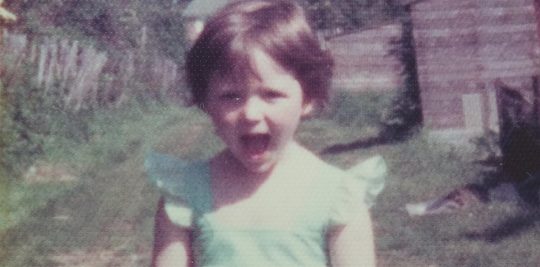 Amy in an Allotment in England