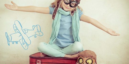 Little Girl Ready for Travel