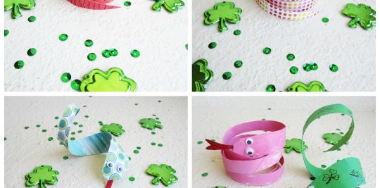 St Patrick's day snake craft
