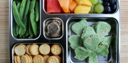 St. Patrick's Day bento box