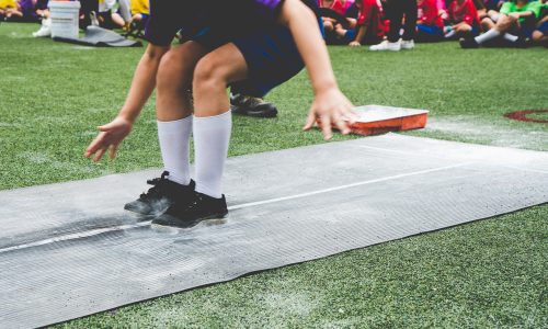 Participate in the long jump at your Little Passports summer games