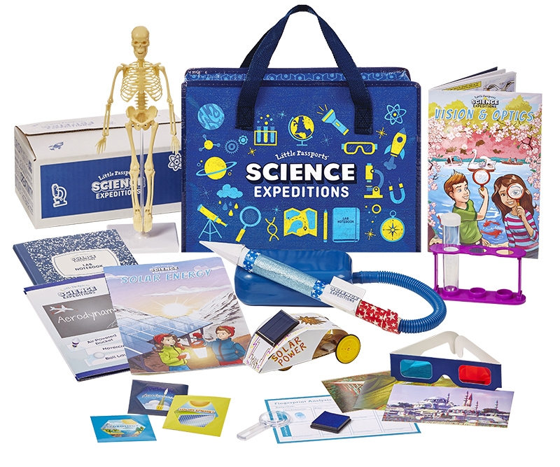 Experiments and stories from Little Passports’ Science Expeditions subscription