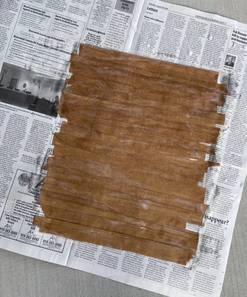 create a papyrus scroll step 6: let your papyrus scroll completely dry
