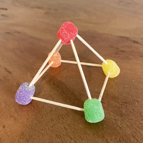 build a gumdrop pyramid step 4