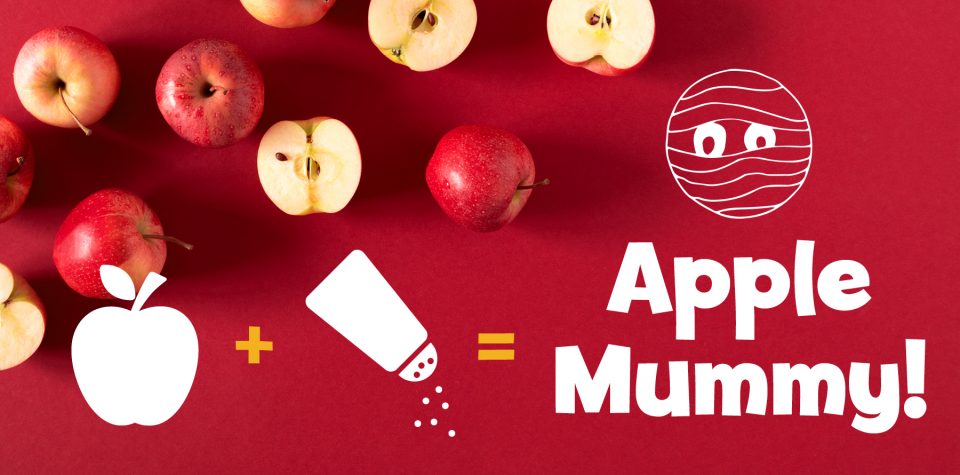 Make an Apple Mummy