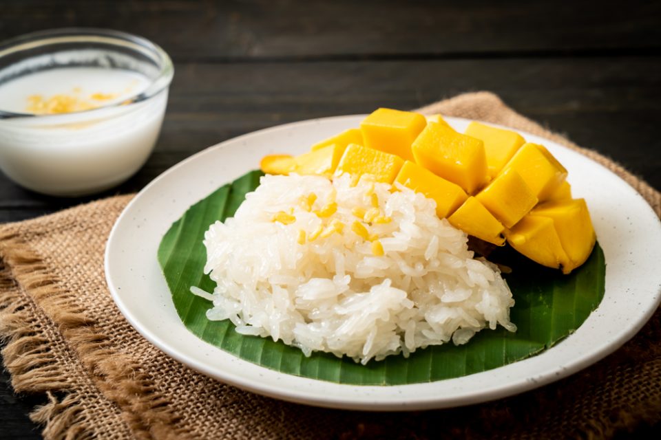 make thai mango sticky rice with this recipe from Little Passports
