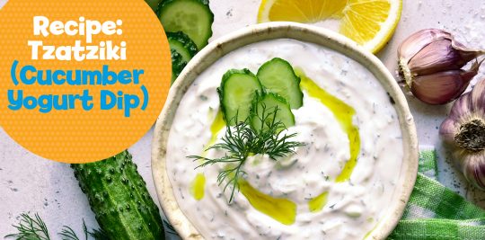 Make greek tzatziki with this recipe from Little Passports