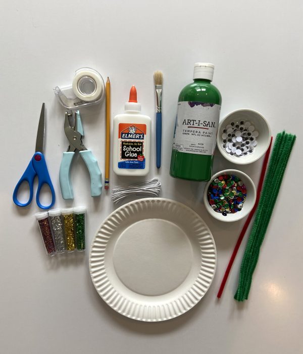 Supplies to make a medusa mask from Little Passports