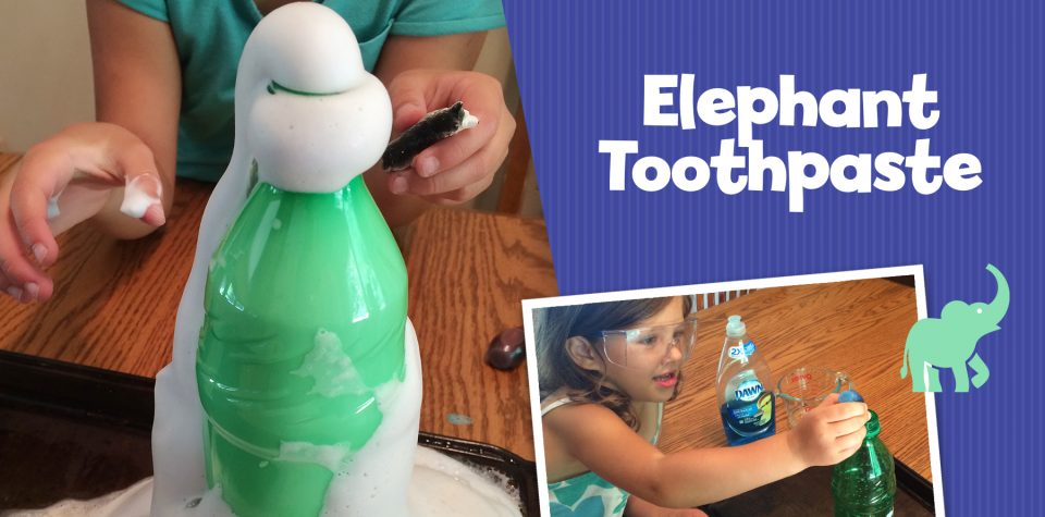 Elephant Toothpaste Science Experiment for Kids