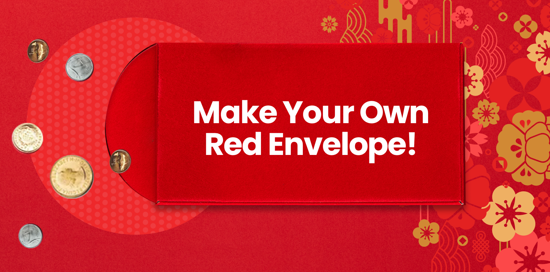 Chinese red envelope Printable Craft Template