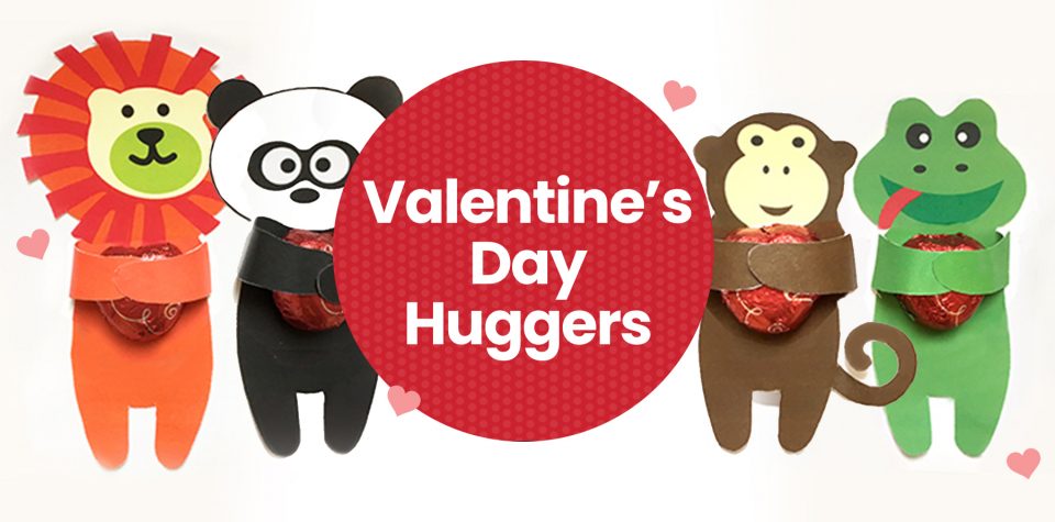Valentines Day Chocolate Candy Huggers Printable