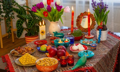 Learn about nowruz and the haftseen table, a spring tradition in Iran