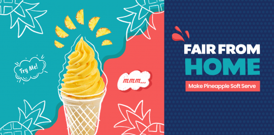 Make yummy pineapple soft serve with this recipe from Little Passports