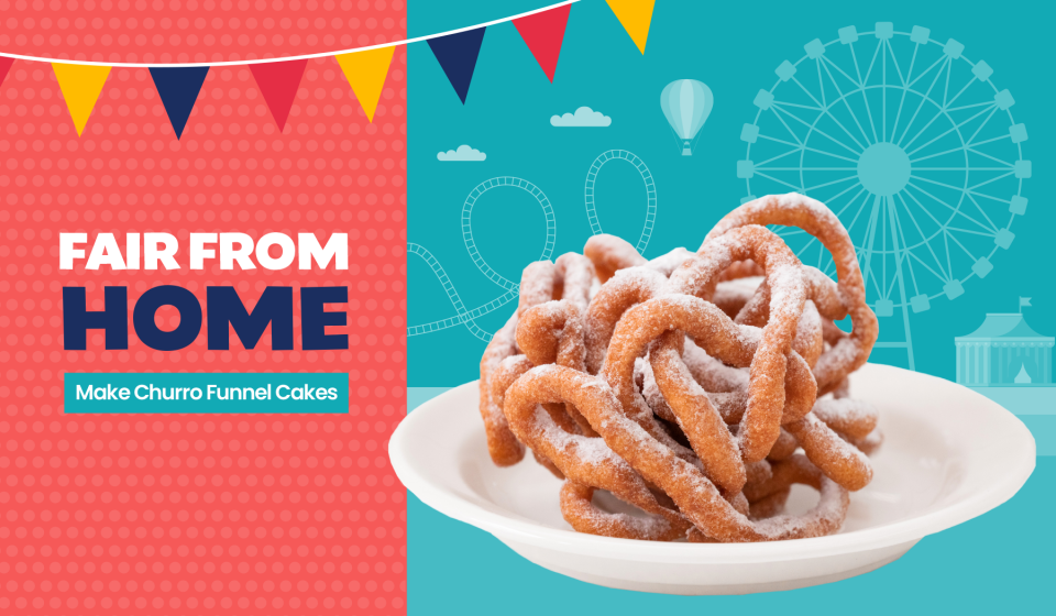 Fair From Home: Make Churro Funnel Cakes