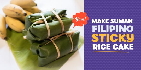 Make Filipino sticky rice called suman with this recipe from Little Passports