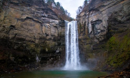 Hike this kid-friendly trail at aughannock Falls State Park