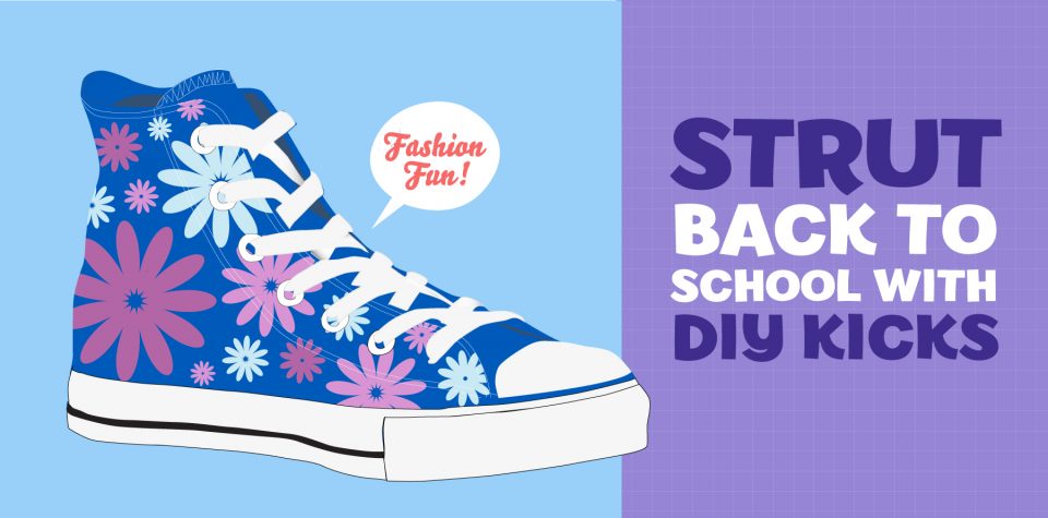 Create customized shoes with this craft from Little Passports