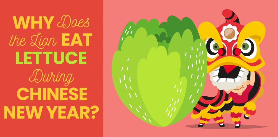 Why Does the Lion Eat Lettuce During Chinese New Year?
