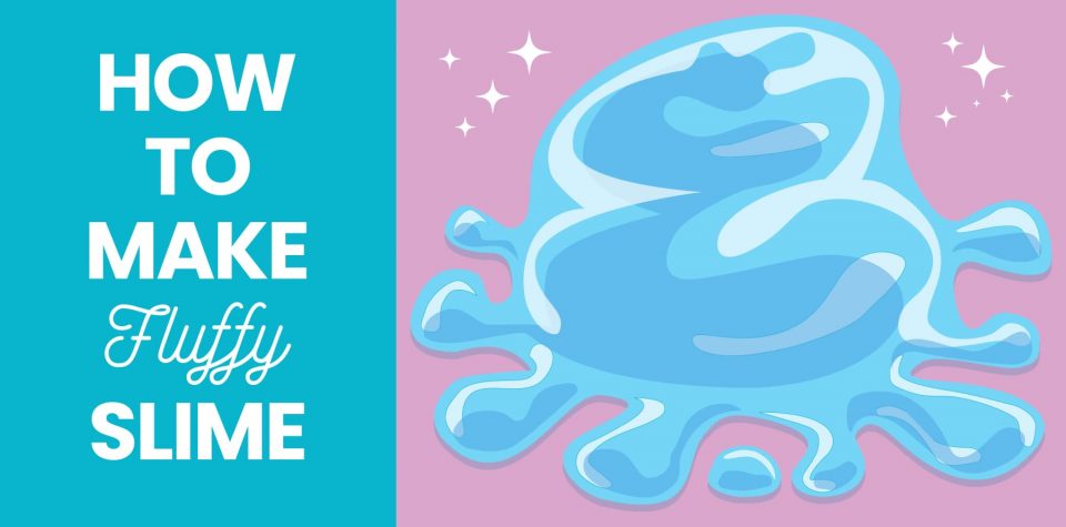How to Make Fluffy Slime with Glue, Shaving Cream, and Cornstarch