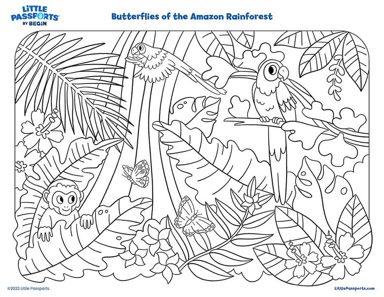 Butterfly Coloring Pages and More