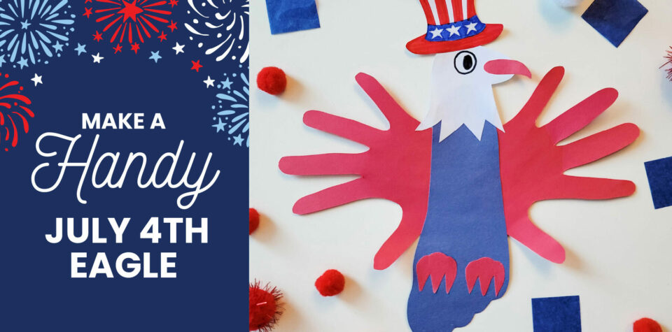 Make a handy July 4th eagle