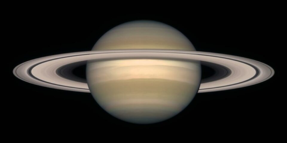 The planet Saturn