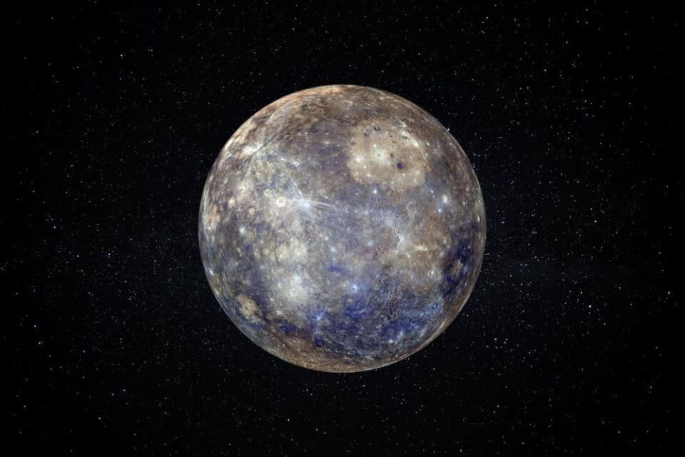 A-photo-of-Mercury-showing-its-gray-color