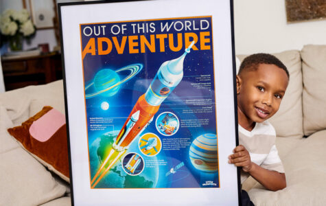 Child with Little Passports Space Quest Subscription