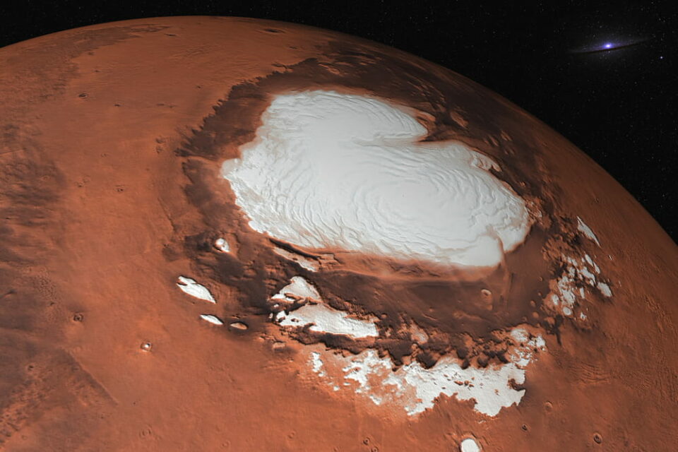 Mars’s North Pole seen from outer space