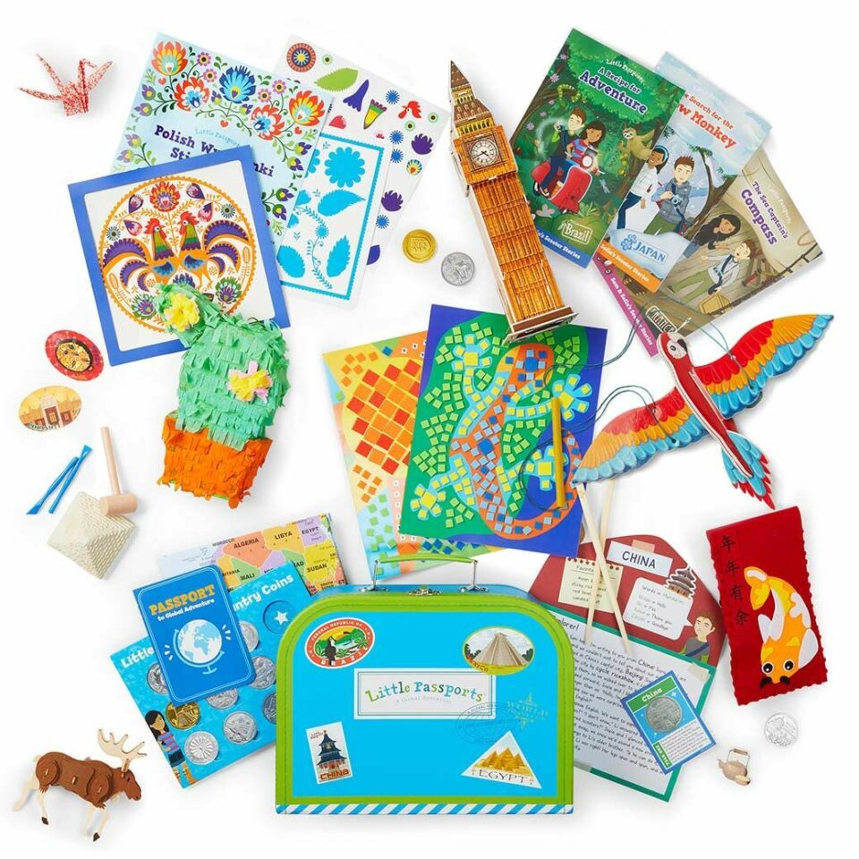 Books and activities from Little Passports’ World Edition subscription