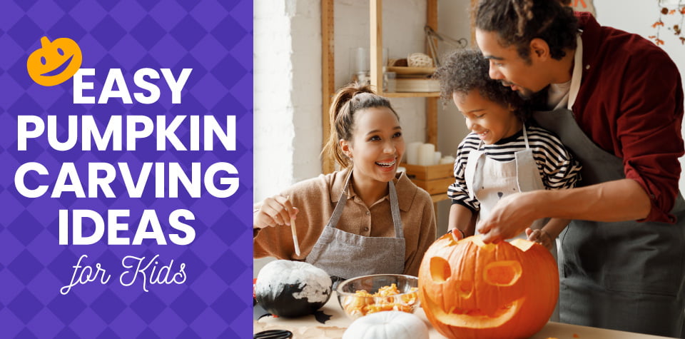 It’s Spooky Season! Six Easy Pumpkin Carving Ideas for Kids