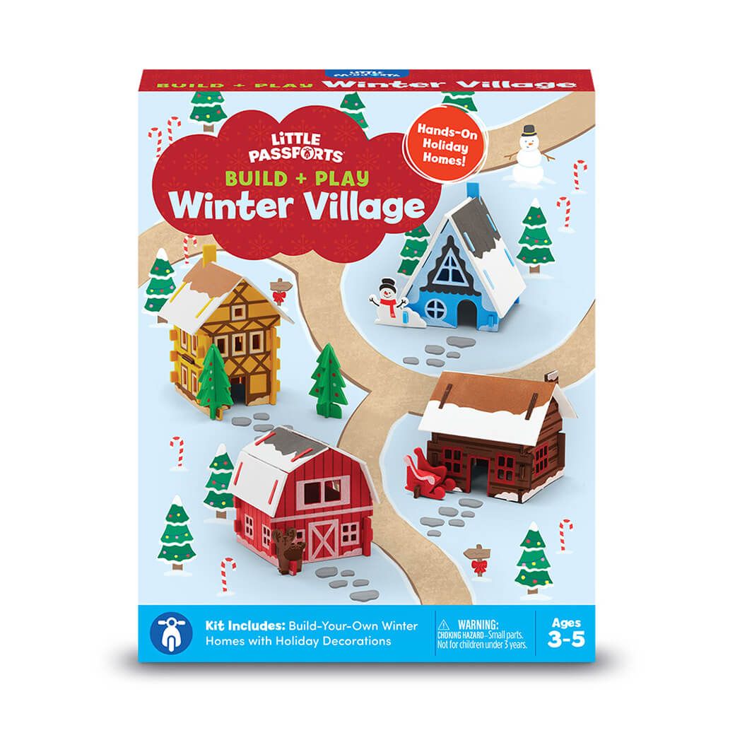 Build your own winter village and learn about holiday homes from around the world. Shop Little Passports!