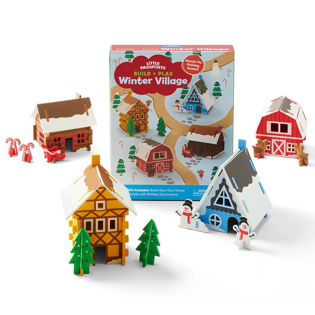Build your own winter village and learn about holiday homes from around the world. Shop Little Passports!