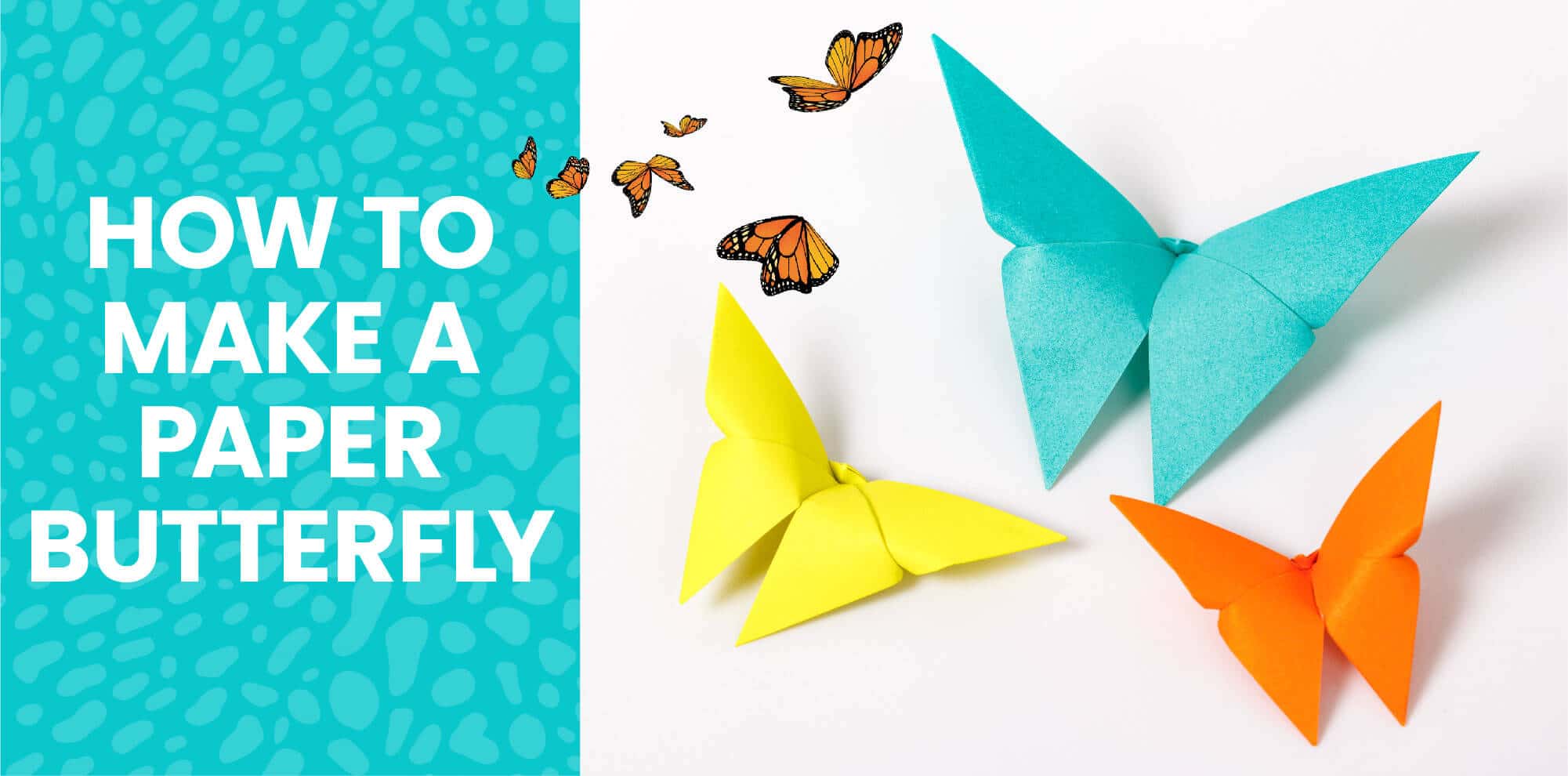 Butterfly Craft With Paper(Pictures) Step By Step - DIY ART PINS