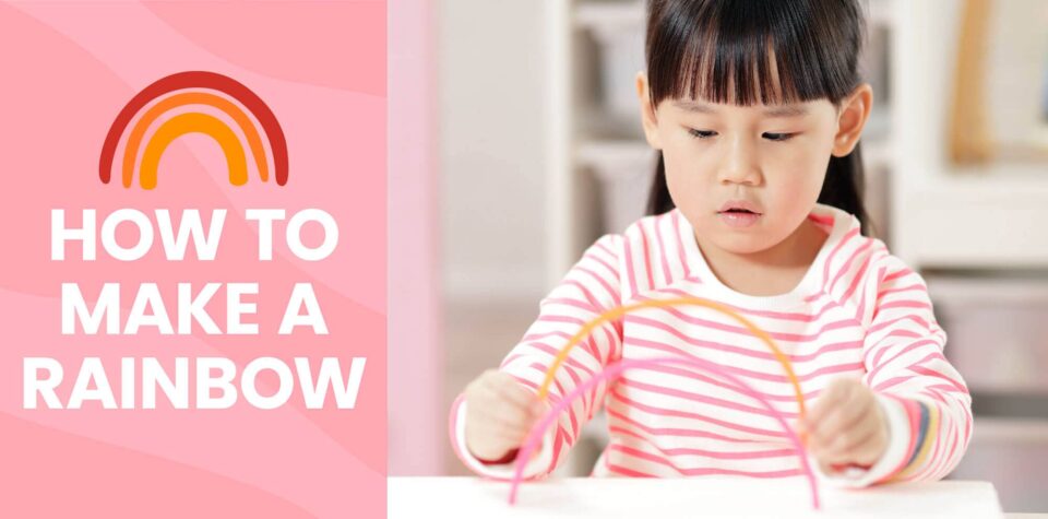 Learn about Rainbows with This Experiment and Colorful Craft