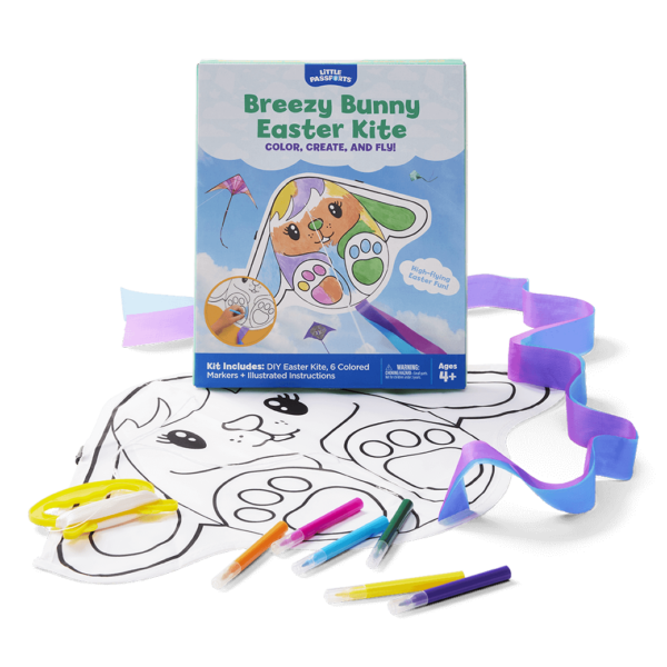 Breezy Bunny Easter Kite box and contents