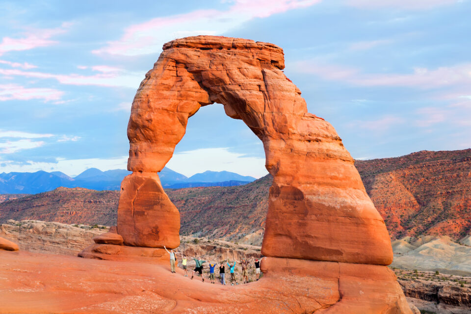 Sedimentary rock at Arches National Park