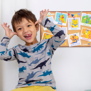 Child with Homer Early Learning Kits