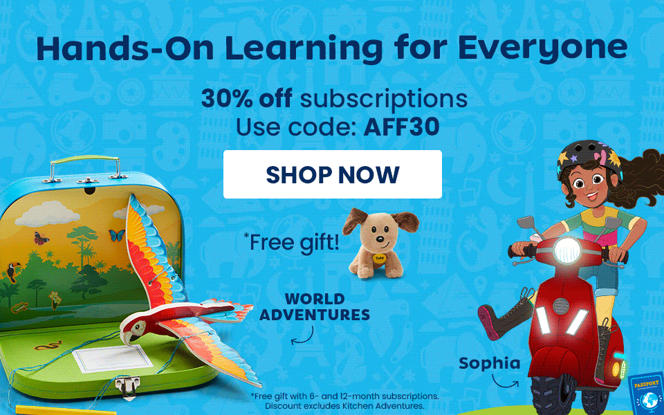 Hands-on learning for everyone. 30% off subscriptions. Use code AFF30. Shop now. Free Gift
