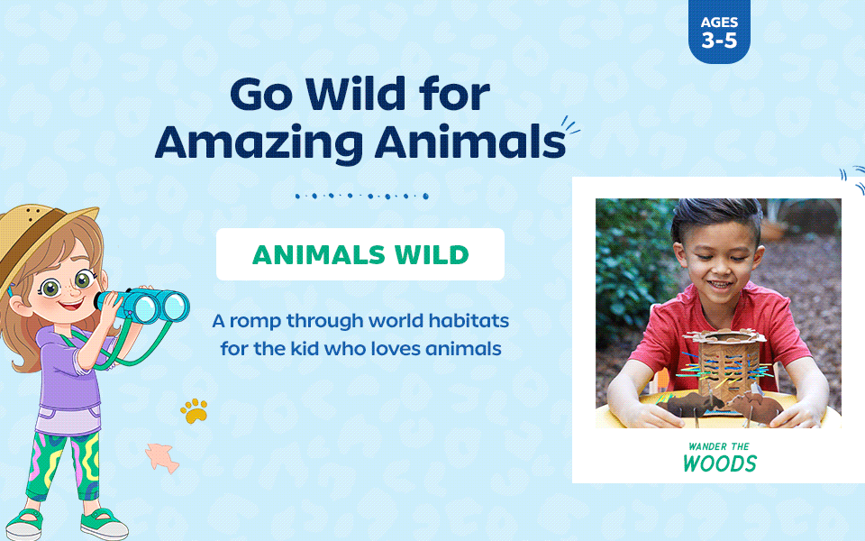 Go Wild for Amazing Animals ANIMALS WILD A romp through world habitats for the kid who loves animals