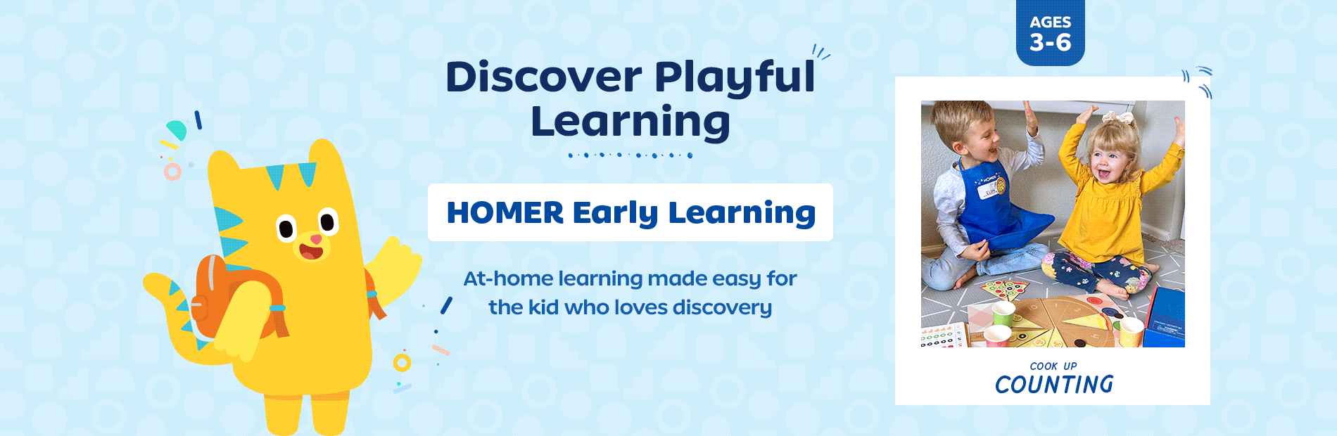 Discovery Playful Learning HOMER Early Learning At-home learning made easy for the kid who loves discovery
