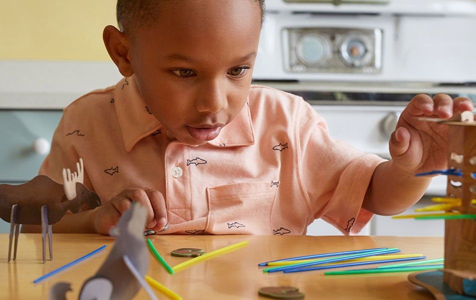 Child with Animals Wild kit