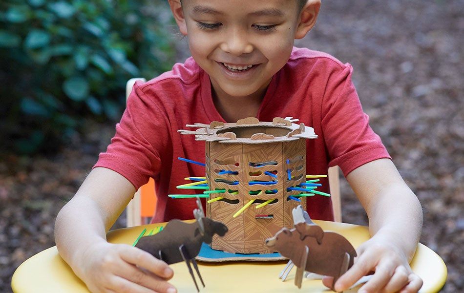 Child with Animals Wild kit