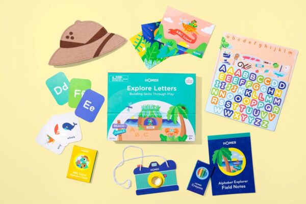 HOMER explore letters activity kit