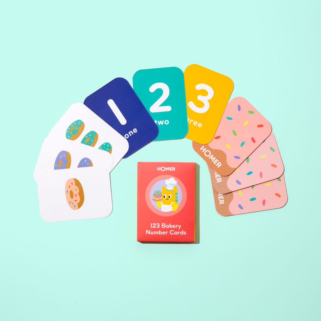 HOMER explore numbers cards