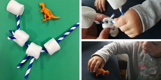 Build a dinosaur STEM activity for kids