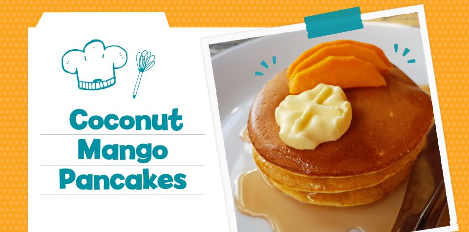 Coconut Mango Pancakes