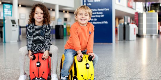keep children entertained on flight